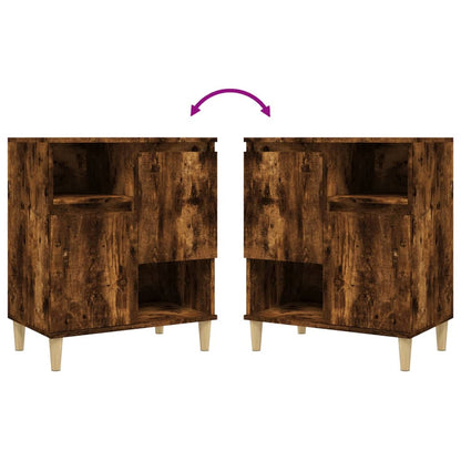 Sideboard Smoked Oak 60x35x70 cm Engineered Wood
