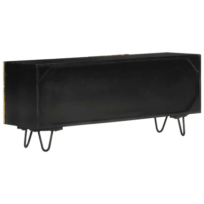 TV Cabinet 110x30x45 cm Solid Wood Mango