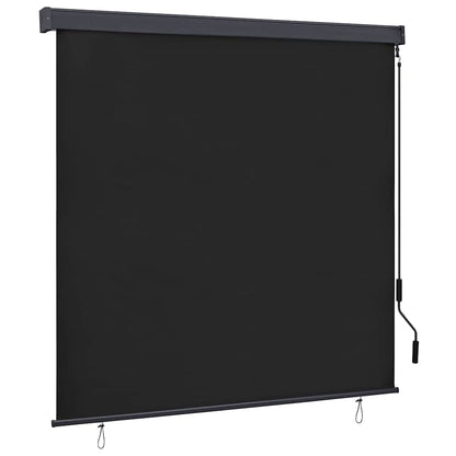 Roller Blind Anthracite 180 x 250 cm Fabric and Aluminum