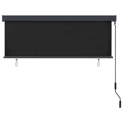 Roller Blind Anthracite 180 x 250 cm Fabric and Aluminum
