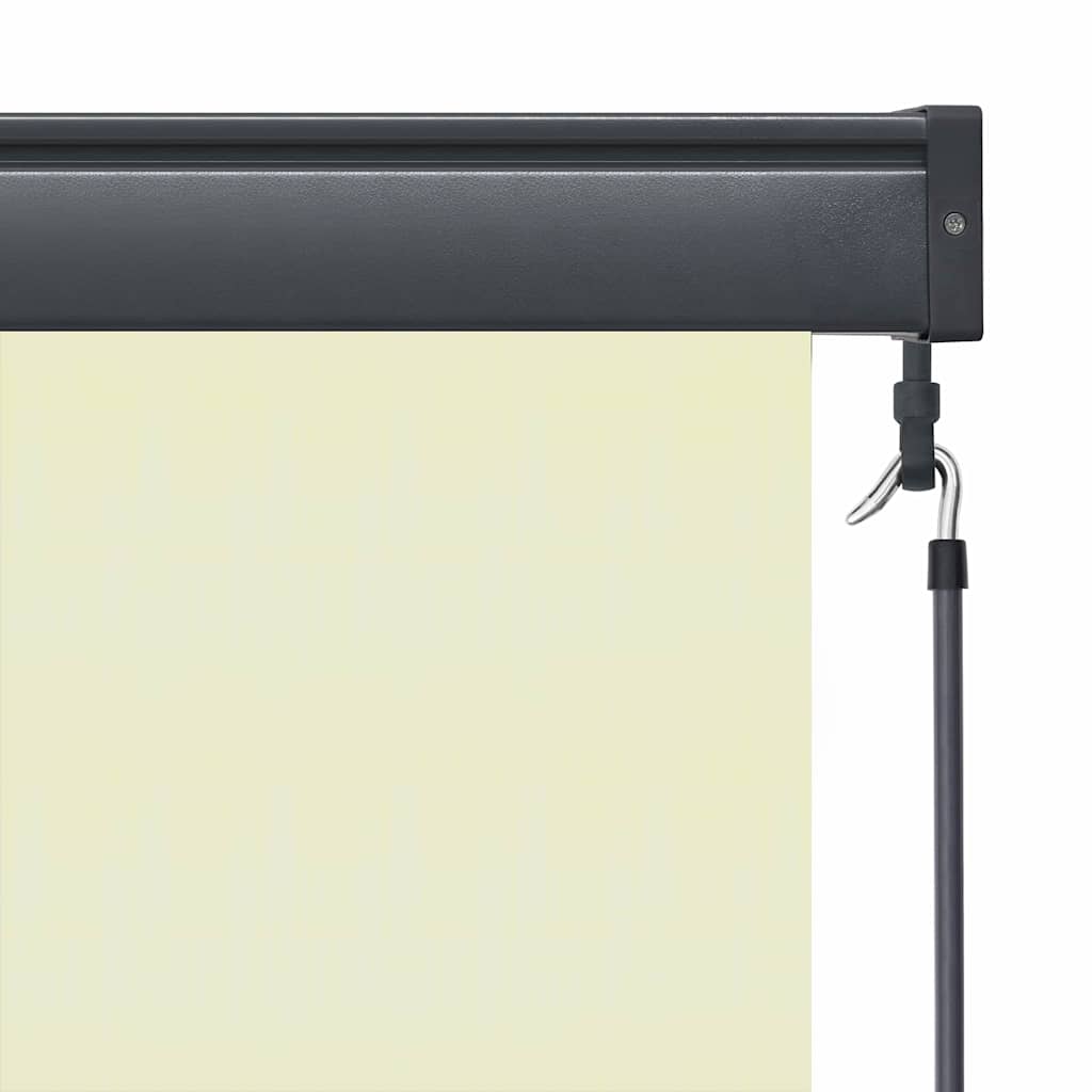 Roller Blind Cream 180 x 250 cm Fabric and Aluminum