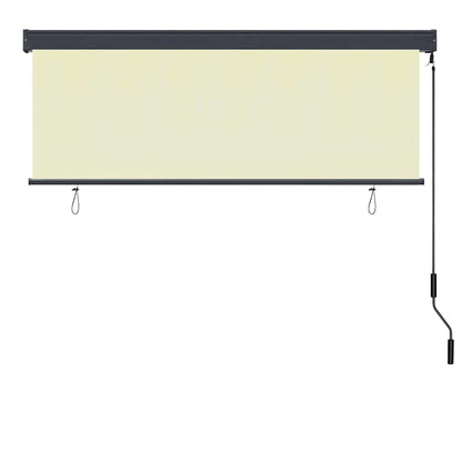 Roller Blind Cream 180 x 250 cm Fabric and Aluminum