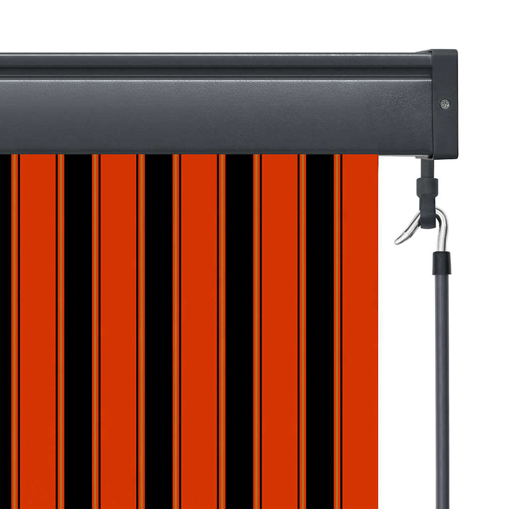Roller Blind Orange and Brown 180 x 250 cm Fabric and Aluminum