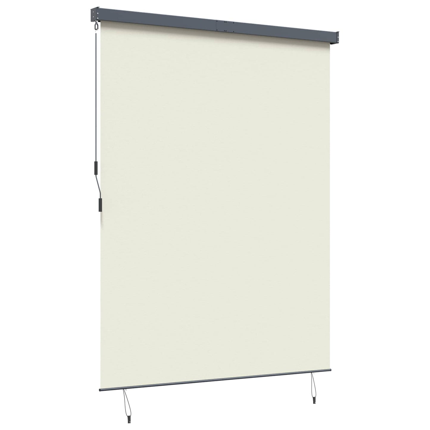 Roller Blind Cream 220 x 250 cm Fabric and Aluminum