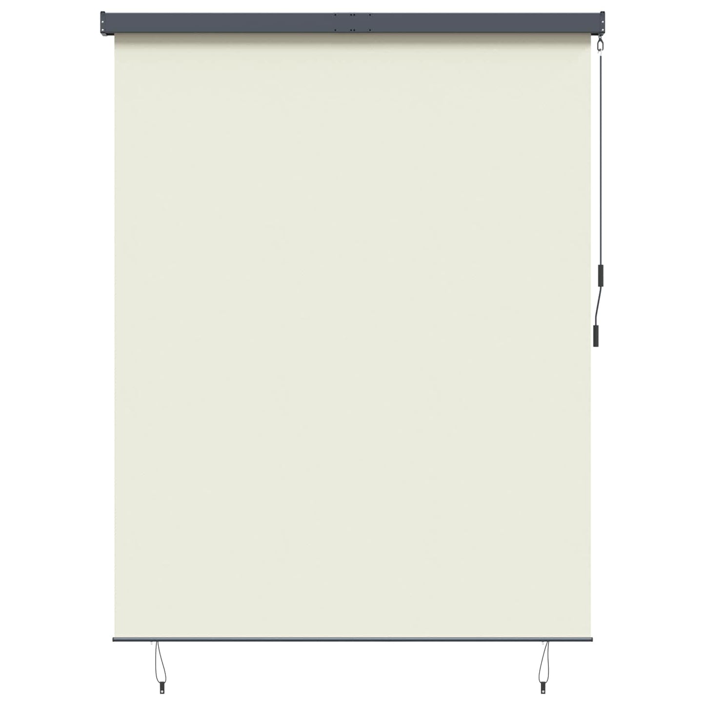 Roller Blind Cream 220 x 250 cm Fabric and Aluminum