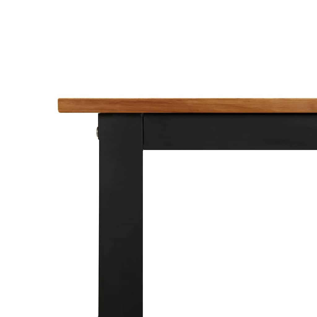Garden Table | Brown | Solid Acacia wood | 200x90x75 cm | Industrial