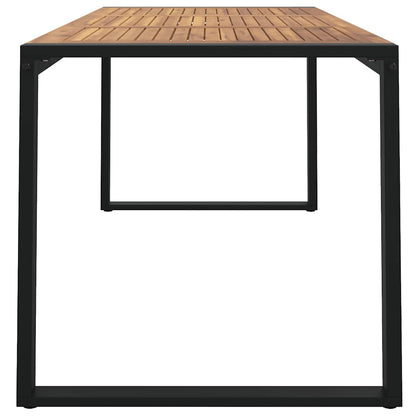 Garden Table | Brown | Solid acacia wood | Medium | Durable