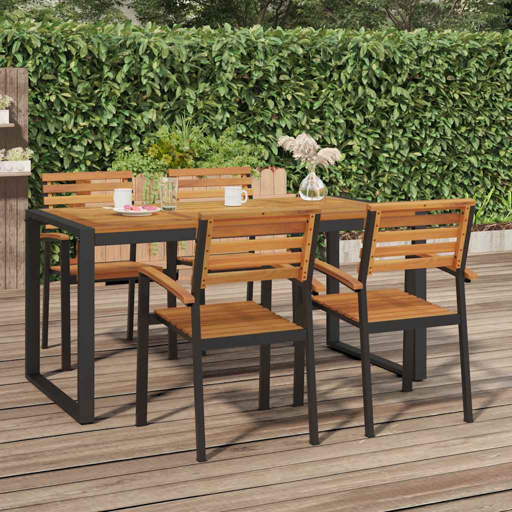 Garden Table | Brown | Solid acacia wood | Medium | Durable