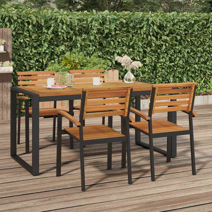 Garden Table | Brown | Solid acacia wood | Medium | Durable