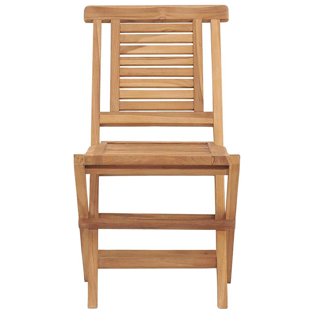 Folding Garden Chair | Set of 2 | Teak | Solid teak wood | Standard