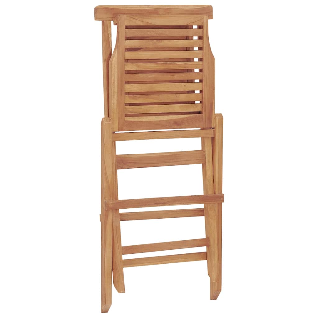 Folding Garden Chair | Set of 2 | Teak | Solid teak wood | Standard