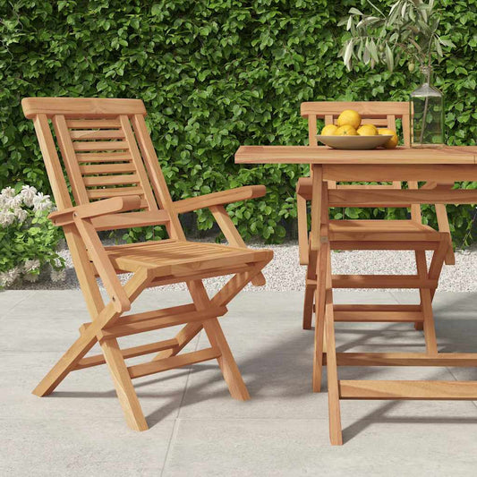 Folding Chairs 2 pcs 56x63x90 cm Solid Wood Teak