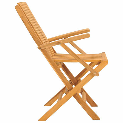 Folding Garden Chair | Set of 2 | Teak | Solid teak wood | Standard
