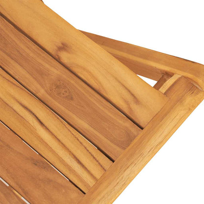 Folding Garden Chair | Set of 2 | Teak | Solid Teak Wood | Regular