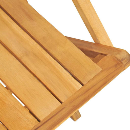 Folding Garden Chair | Set of 2 | Teak | Solid teak wood