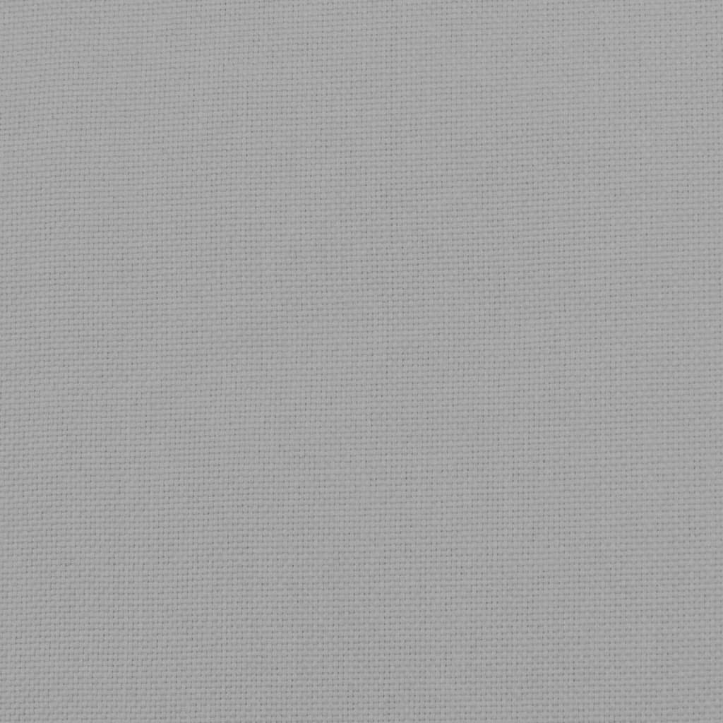 Footstool Light Gray 20.1"x16.1"x15.7" Fabric