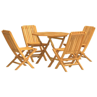 Garden Dining Set | Natural Wood | Solid teak wood | Medium | Foldable