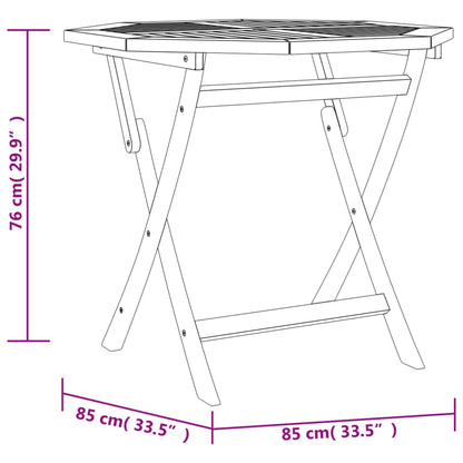 Garden Dining Set | Teak | Solid teak wood | Small | Foldable