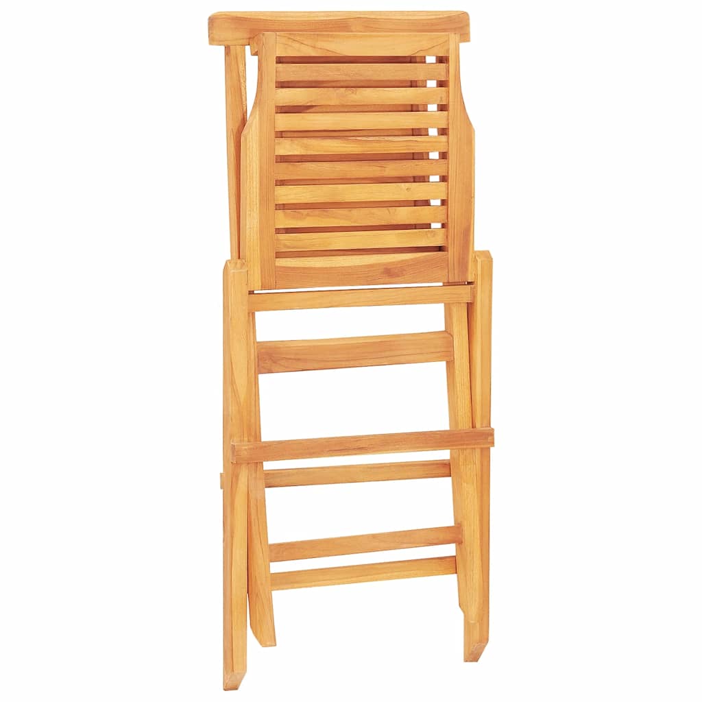 Folding Garden Chair | Set of 6 | Teak wood | Solid teak wood | Standard