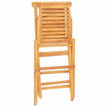 Folding Garden Chair | Set of 6 | Teak wood | Solid teak wood | Standard