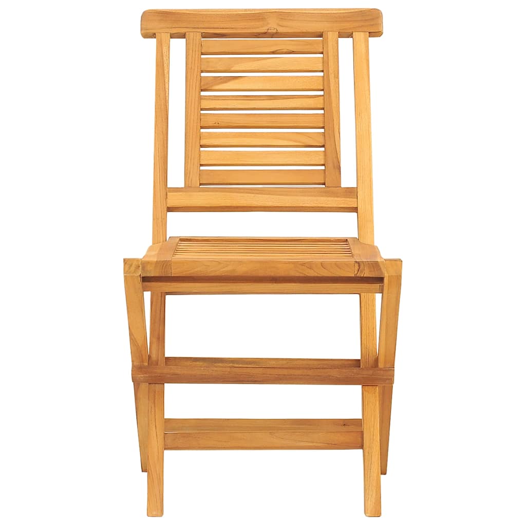 Folding Garden Chair | Set of 6 | Teak wood | Solid teak wood | Standard