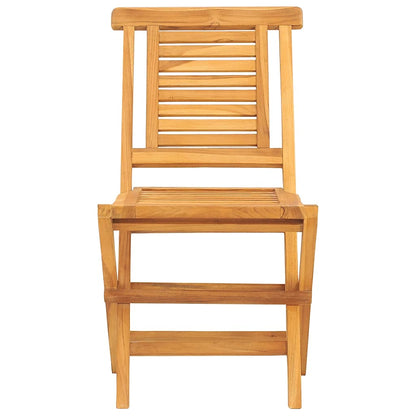 Folding Garden Chair | Set of 6 | Teak wood | Solid teak wood | Standard