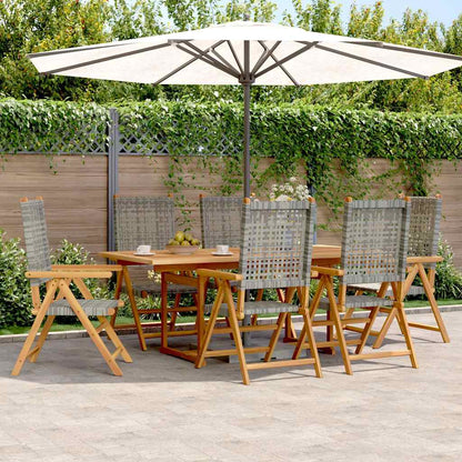 Folding Garden Chair | Set of 6 | Teak | Solid Teak Wood | Medium