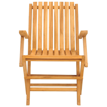 Folding Garden Chair | Set of 8 | Teak | Solid teak wood | Standard