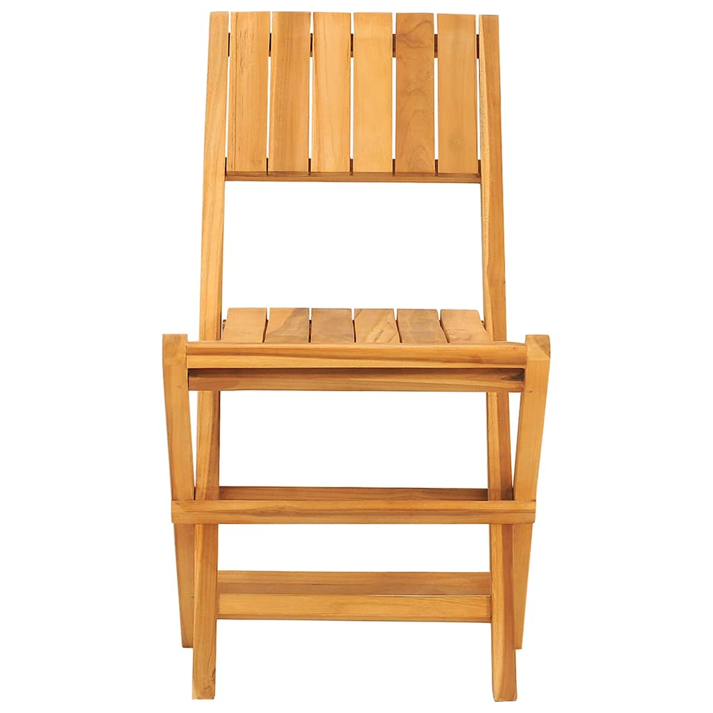 Folding Garden Chair | Set of 8 | Teak | Solid teak wood | Standard