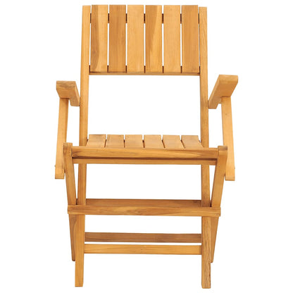 Folding Garden Chair | Set of 6 | Teak | Solid Teak Wood | Standard