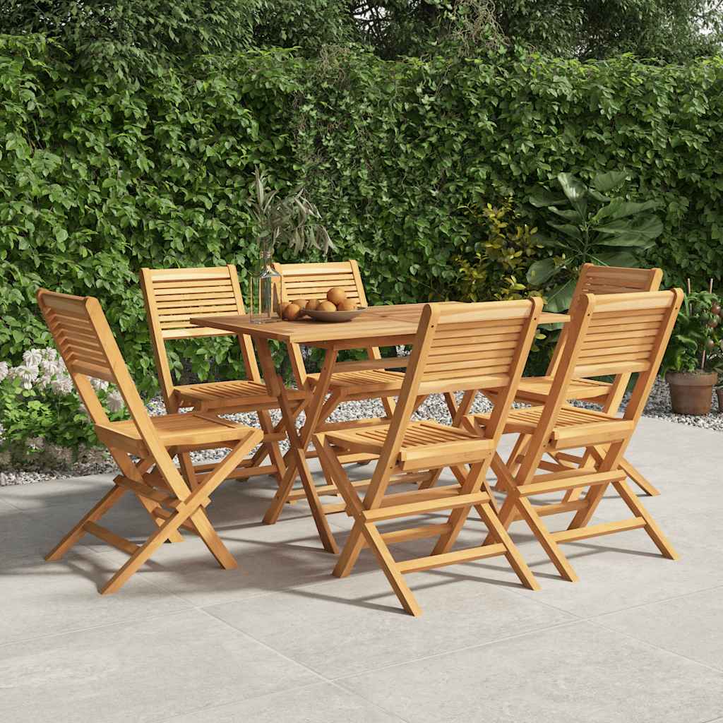 Folding Garden Chair | Set of 6 | Teak
