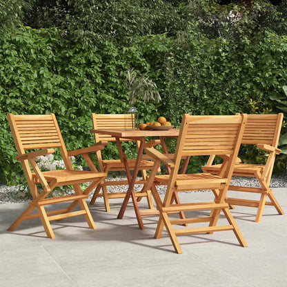 Folding Garden Chair | Set of 4 | Teak | Solid teak wood | Standard
