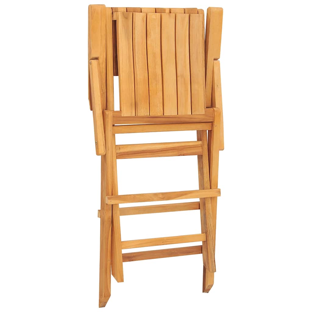 Folding Garden Chair |  Set of 6 | Teak Wood | Solid teak wood | Medium