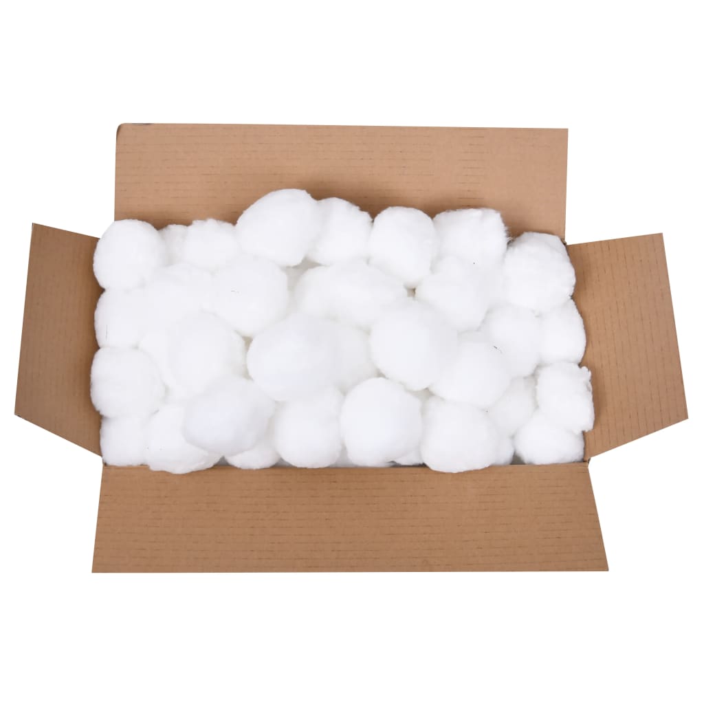 Filter Ball White Polyethylene 3.1 lbs package Lightweight