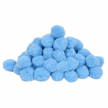 Anti Bacteria Pool Filter Balls Blue 2100 g Polyethylene