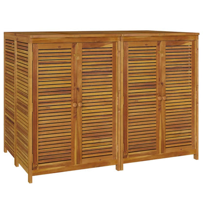 Garden Storage Box 140x87x104 cm Solid Wood Acacia