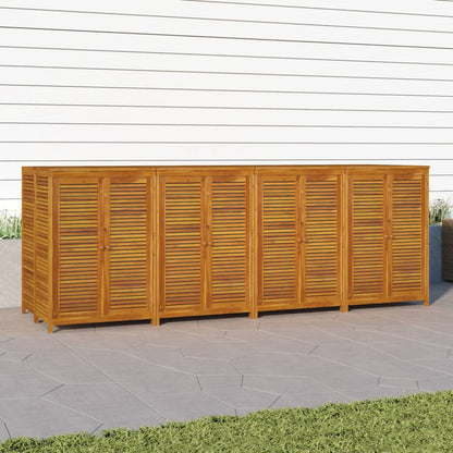 Garden Storage Box 280x87x104 cm Solid Wood Acacia