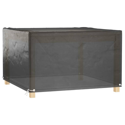Garden Furniture Covers 2 pcs 8 Eyelets 125x125x75 cm Square