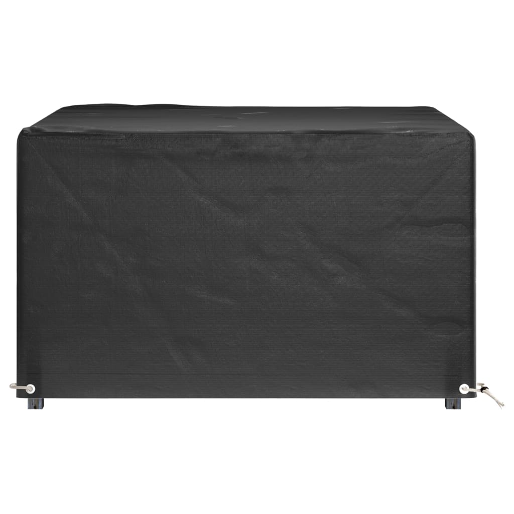 Garden Furniture Covers 2 pcs 8 Eyelets 125x125x75 cm Square