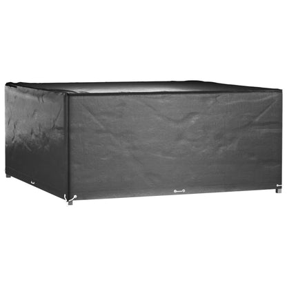 Garden Furniture Covers 2 pcs 16 Eyelets 205x205x90 cm Square