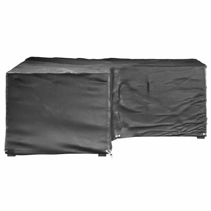 L-Shaped Garden Furniture Covers 2 pcs 16 Eyelets 215x215x70 cm