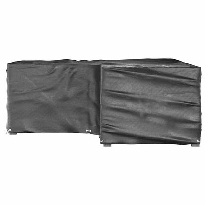L-Shaped Garden Furniture Covers 2 pcs 16 Eyelets 215x215x70 cm