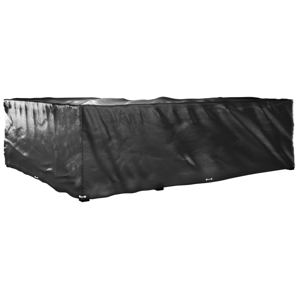 L-Shaped Garden Furniture Covers 2 pcs 18 Eyelets 285x220x80 cm
