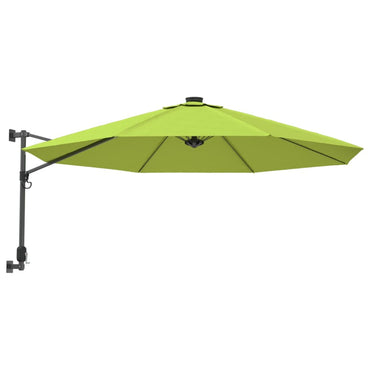 Wall-mounted Parasol Apple Green 290 cm