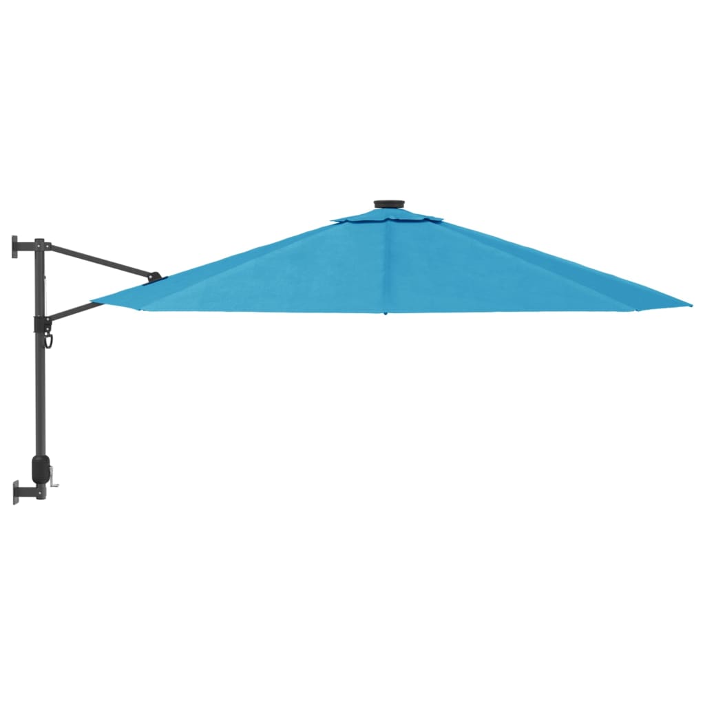 Wall-mounted Parasol Sea Blue 290 cm