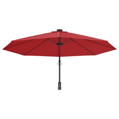 Wall-mounted Parasol Bright Red 290 cm