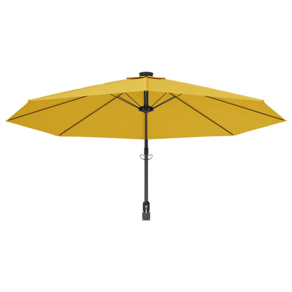 Wall-mounted Parasol Yellow 290 cm