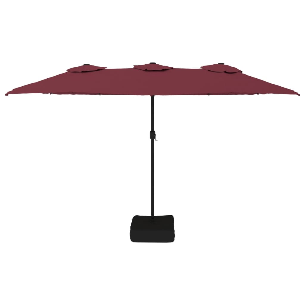 Garden Parasol | Bordeaux red, dark grey