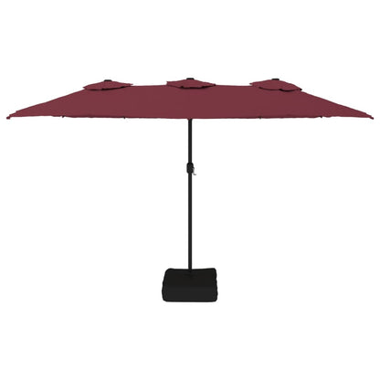 Garden Parasol | Bordeaux red, dark grey