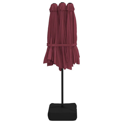 Garden Parasol | Bordeaux red, dark grey